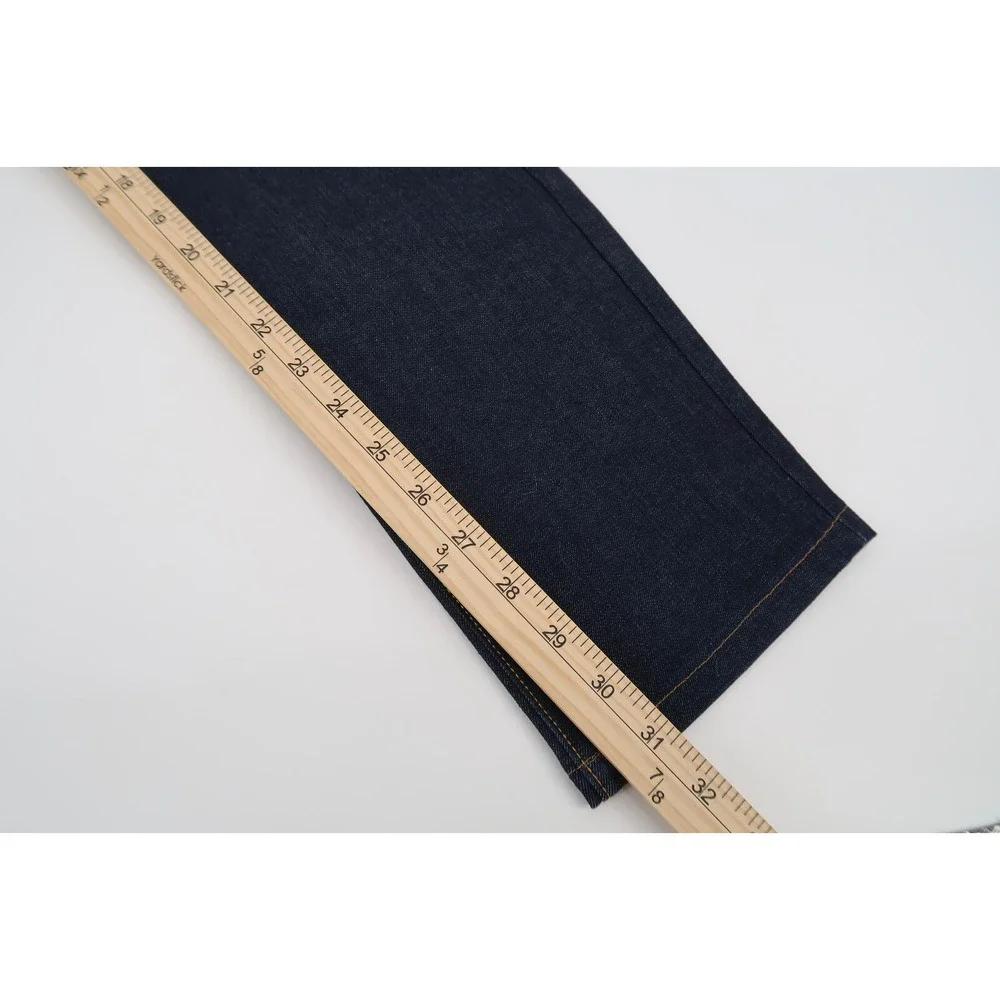 Mizzen Main Jeans Men 34x31‎ Blue Five Pocket Dark Wash Denim Stretch